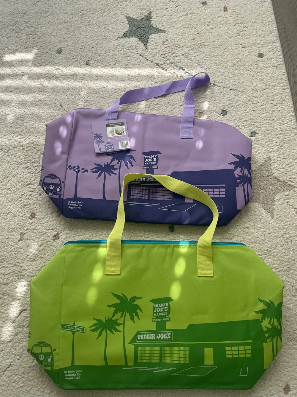 BNWT Trader Joes Ltd Edition XL Reusable Insulated Bag NEW RELEASE! x 2